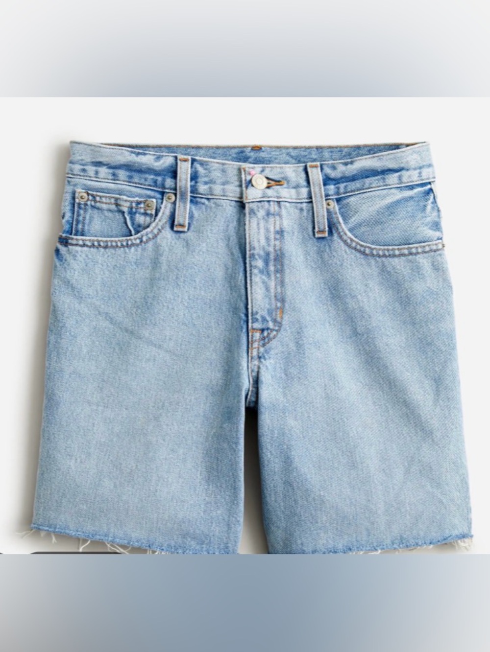J. Crew Light Dandelion Denim Jean Shorts sz 28